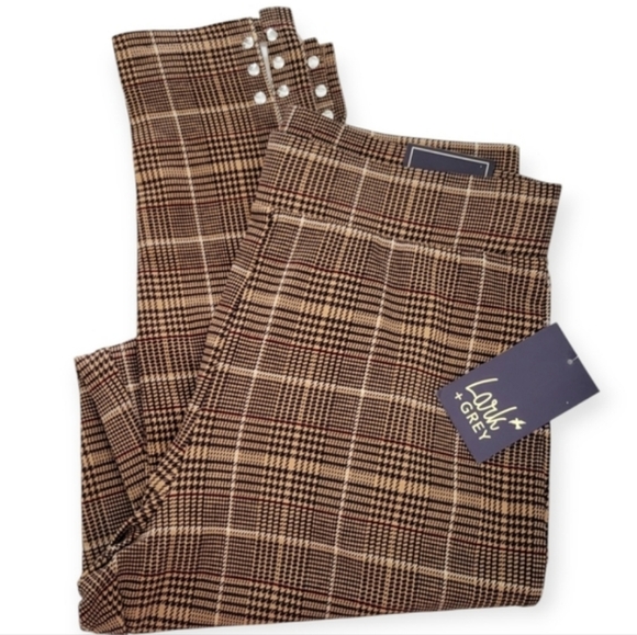 NEW! Pullon Pants Plaid Tartan - Picture 14 of 14